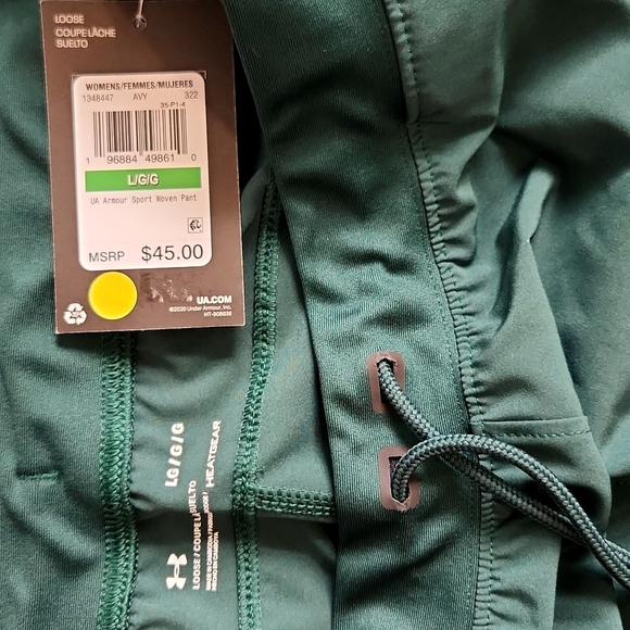Under Armour Sport Woven Pant in Green - Picture 5 of 5
